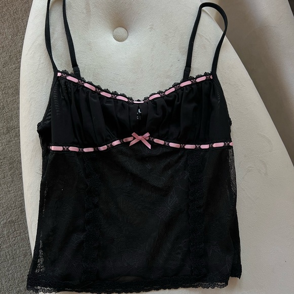 i am gia black lace top - Picture 2 of 3